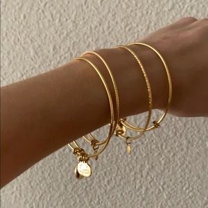 Alex and Ani Gold Bangles